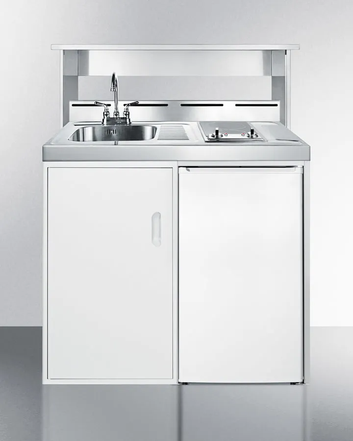 Summit C39ELAUTOGLASS 39 Wide All-In-One Kitchenette