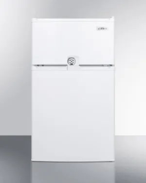 Summit CP351WLLF2ADA Ada Compliant Energy Star Listed Two-Door Refrigerator-Freezer With Combination Lock