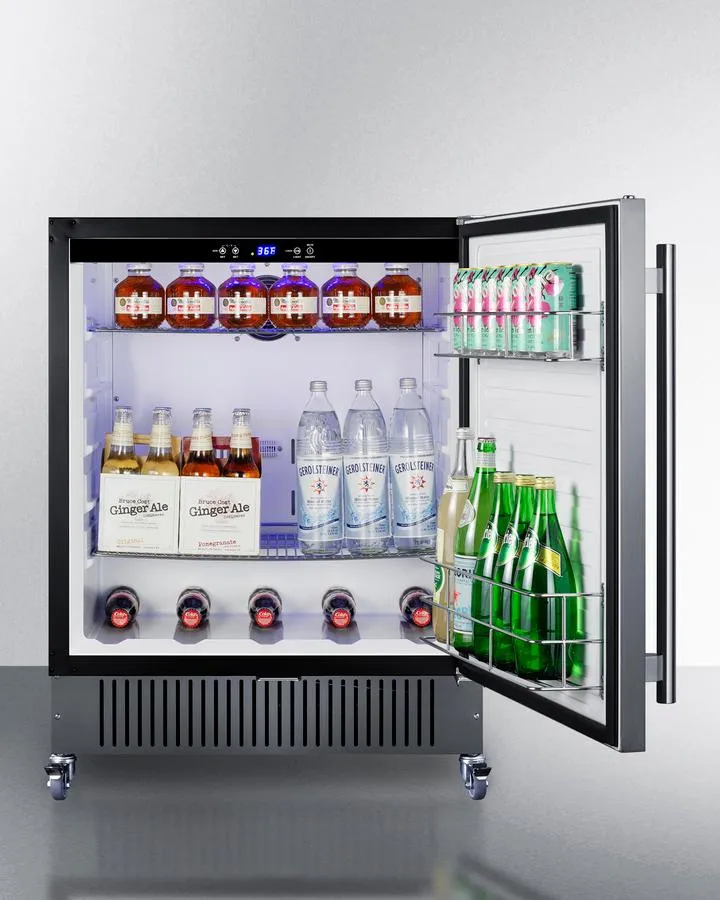 Summit FF27BSSCAS 27 Wide Mobile All-Refrigerator