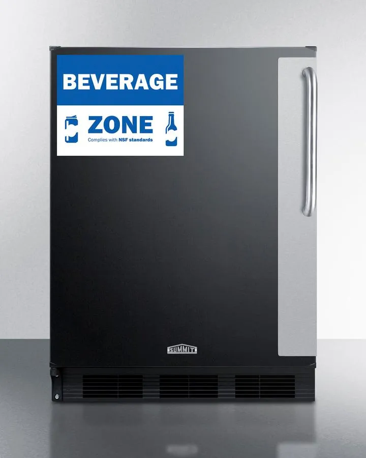 Summit FF6BK7BZLHD 24 Wide All-Refrigerator