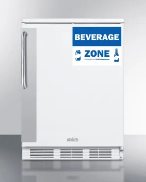 Summit FF6W7BZ 24 Wide All-Refrigerator