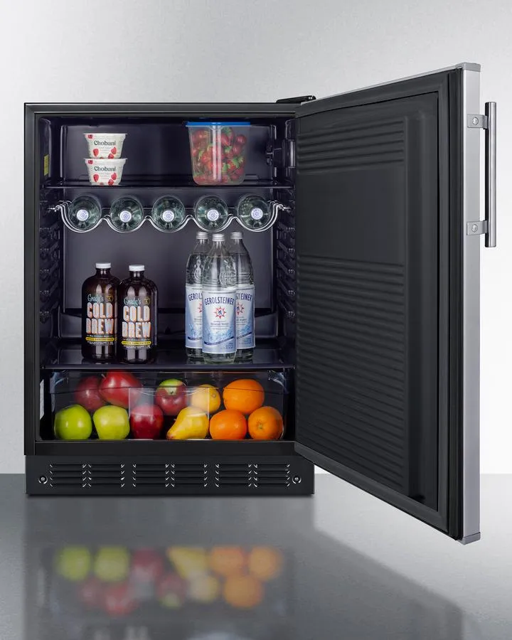Summit FF708BL7SS 24 Wide All-Refrigerator