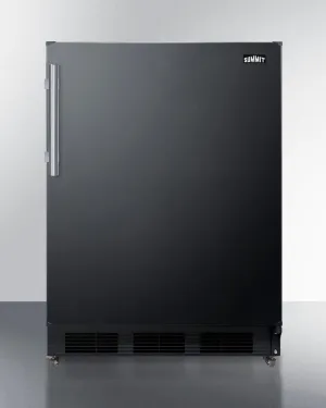 Summit FF7LBLKMBL 24 Wide All-Refrigerator