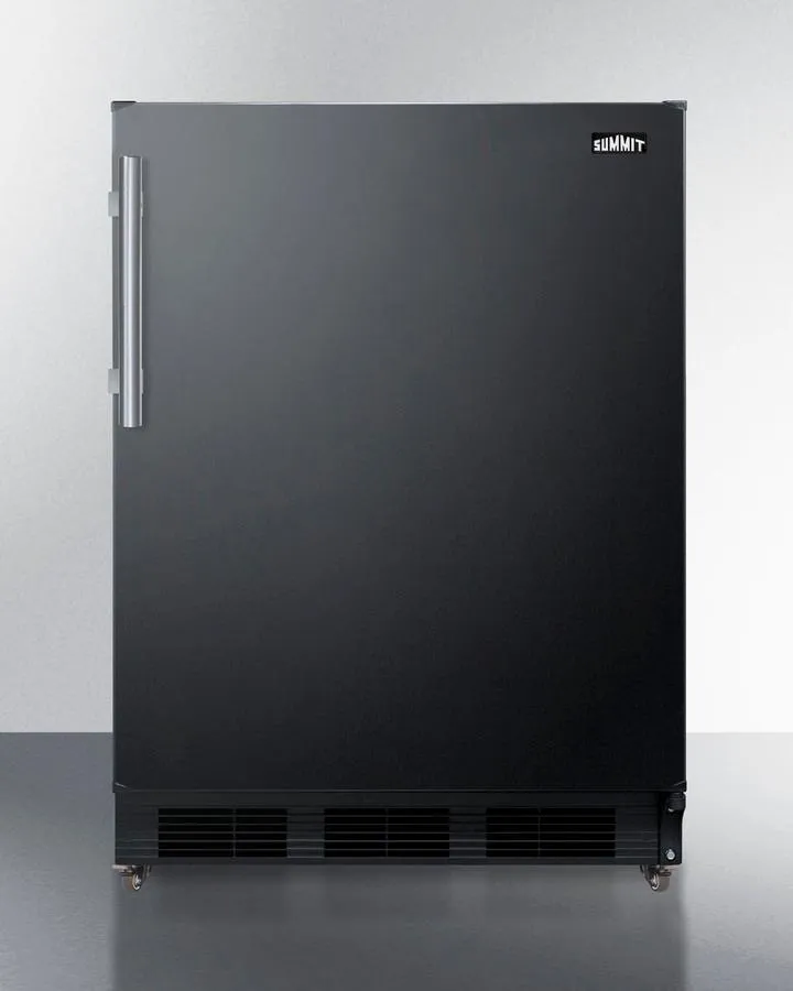 Summit FF7LBLKMBL 24 Wide All-Refrigerator