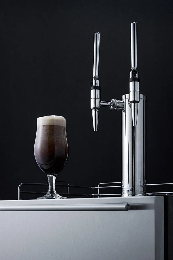 Summit SBC58BLBIADANCFTWIN 24 Wide Built-In Coffee Kegerator. Ada Compliant