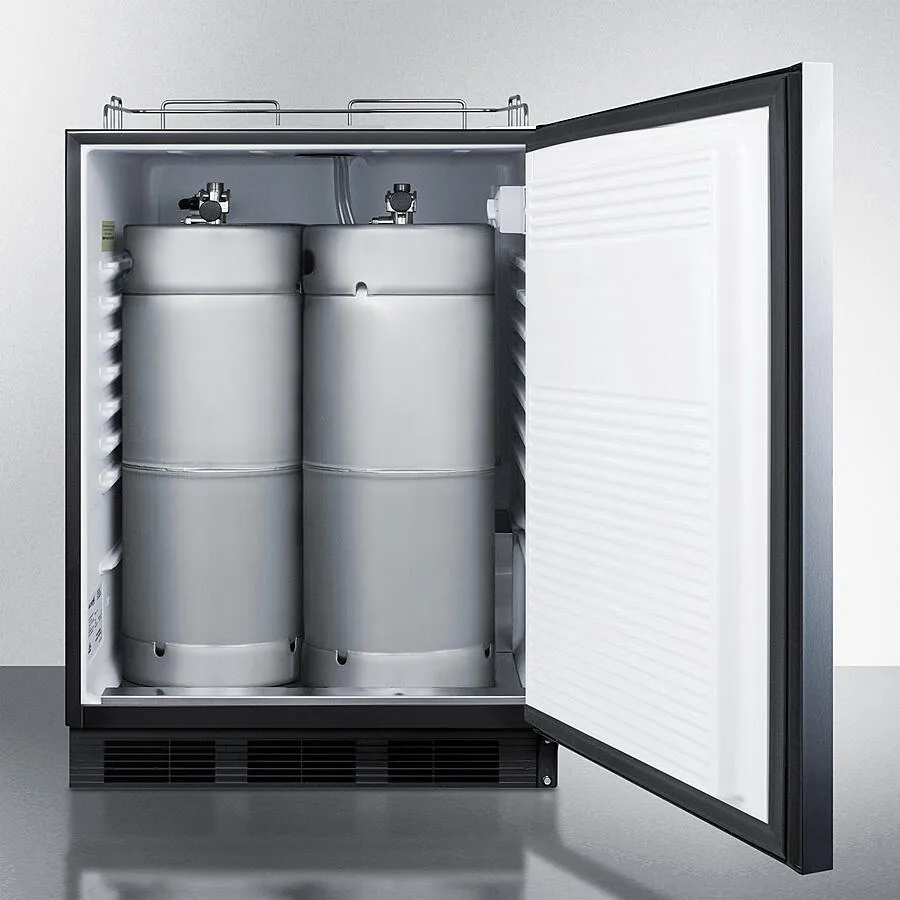 Summit SBC58BLBIADANK 24 Wide Built-In Kegerator. Ada Compliant