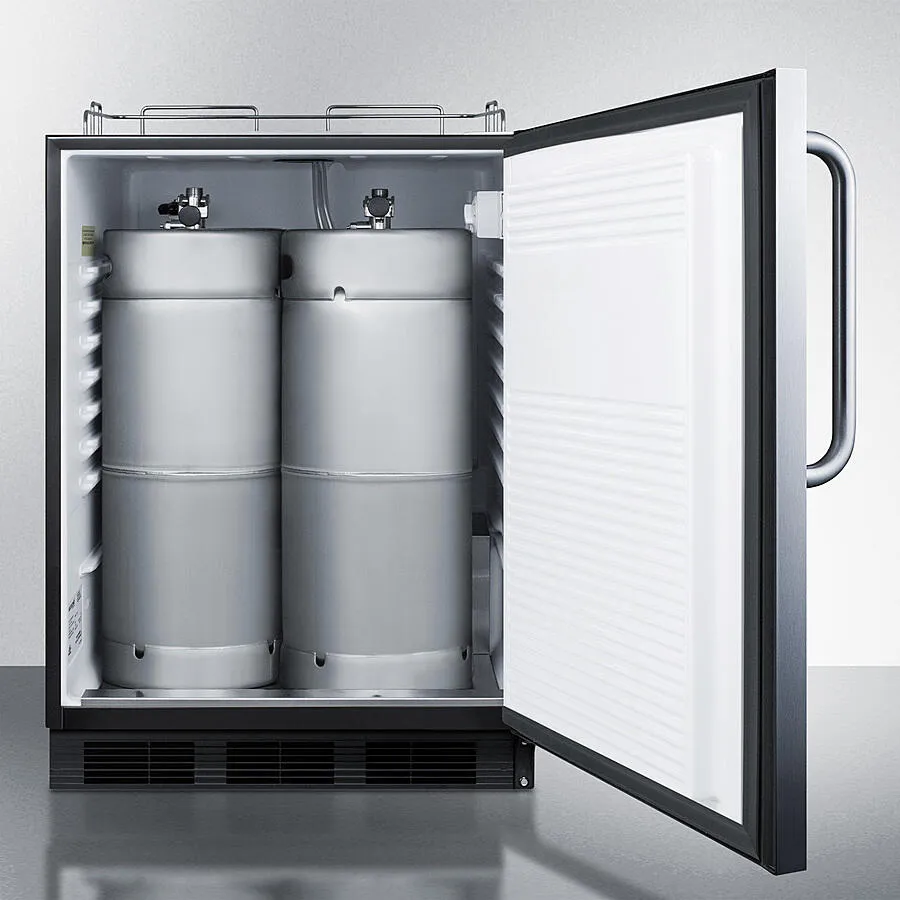 Summit SBC58BLBICSSADANK 24 Wide Built-In Kegerator. Ada Compliant