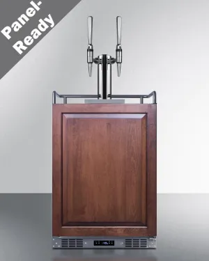 Summit SBC682PNRNCFTWIN 24 Wide Built-In Nitro Coffee Kegerator (Panel Not Included)
