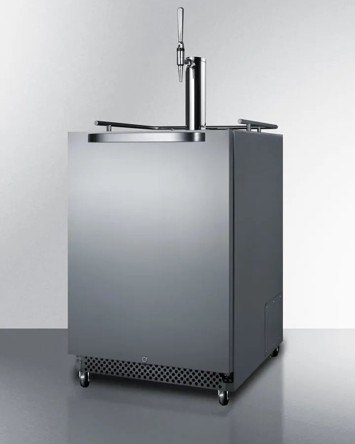 Summit SBC695OSNCF 24 Wide Built-In Outdoor Coffee Kegerator