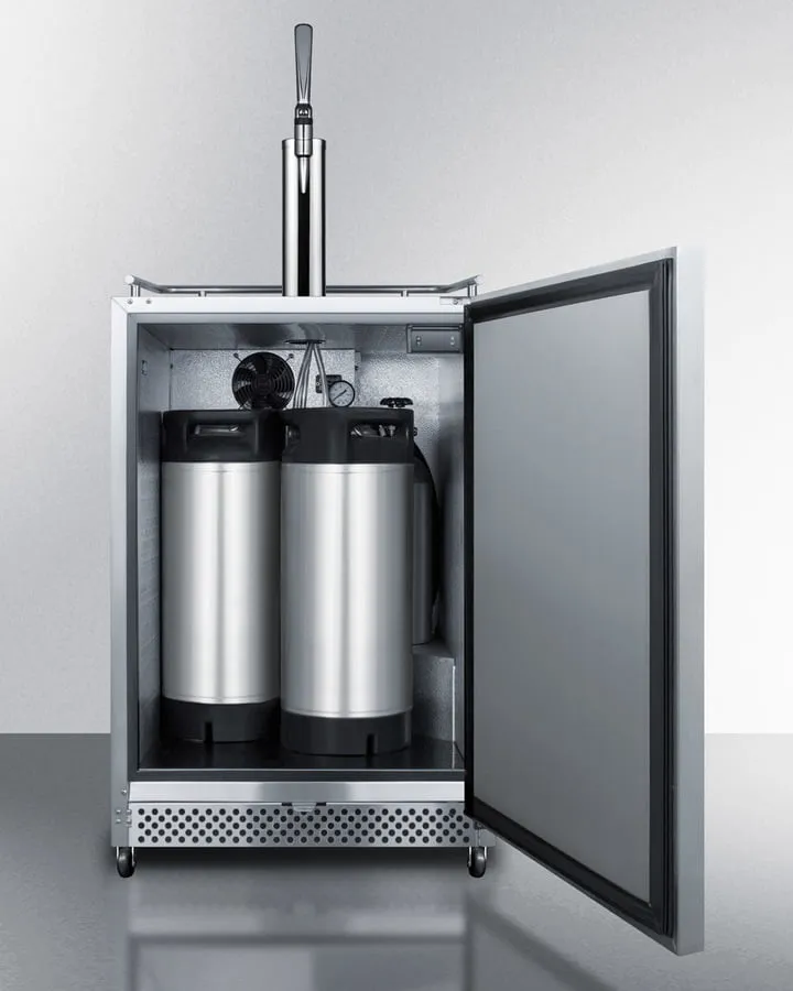 Summit SBC695OSNCF 24 Wide Built-In Outdoor Coffee Kegerator