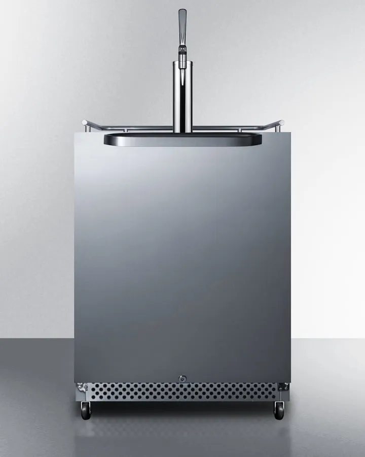 Summit SBC695OSNCF 24 Wide Built-In Outdoor Coffee Kegerator