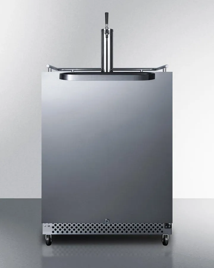 Summit SBC696OSCF 24 Wide Built-In Outdoor Cold Brew Coffee Kegerator
