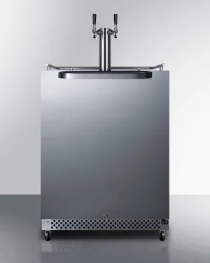 Summit SBC696OSCFTWIN 24 Wide Built-In Outdoor Cold Brew Coffee Kegerator