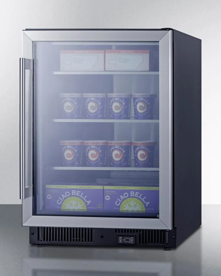 Summit SCF475 24 Wide Commercial Display Freezer