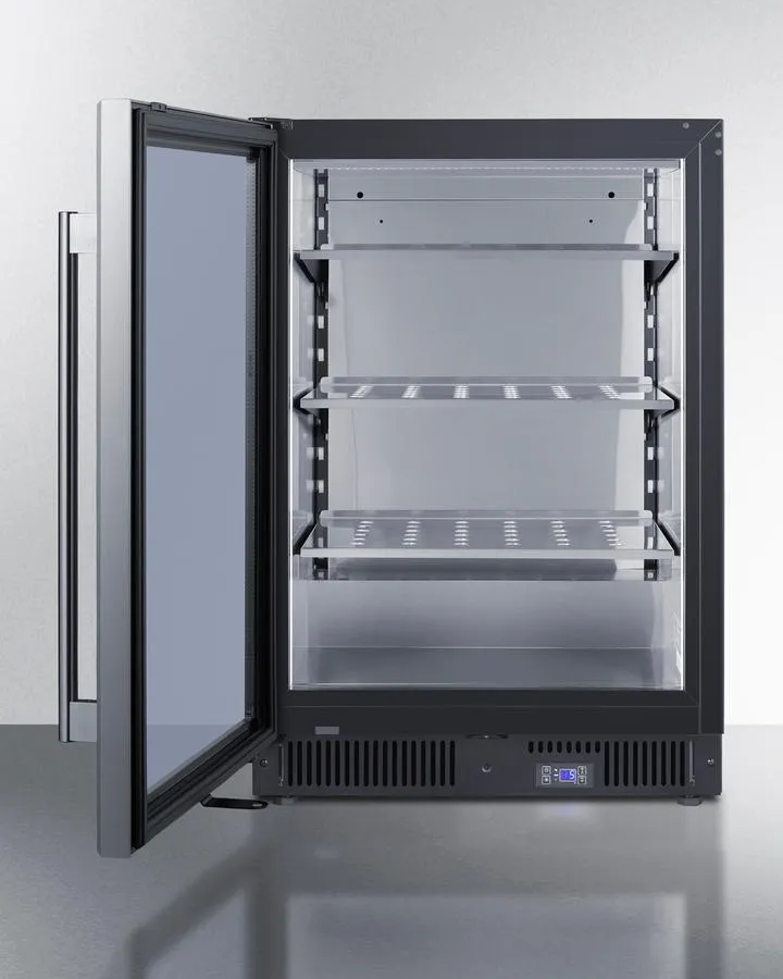 Summit SCF475LHD 24 Wide Commercial Display Freezer
