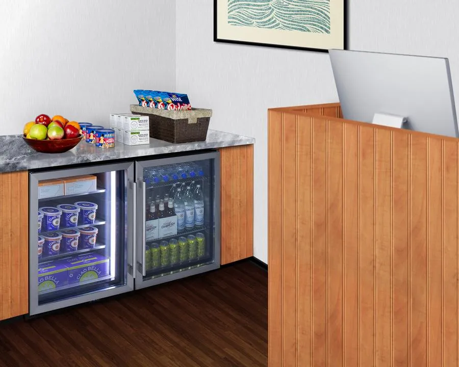 Summit SCF475LHD 24 Wide Commercial Display Freezer