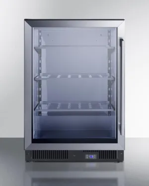 Summit SCF475LHD 24 Wide Commercial Display Freezer