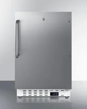 Summit SCF505SSTBADA 20 Wide Built-In Commercial All-Freezer. Ada Compliant