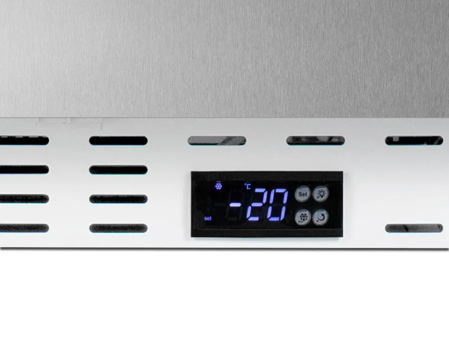 Summit SCF505SSTBADA 20 Wide Built-In Commercial All-Freezer. Ada Compliant