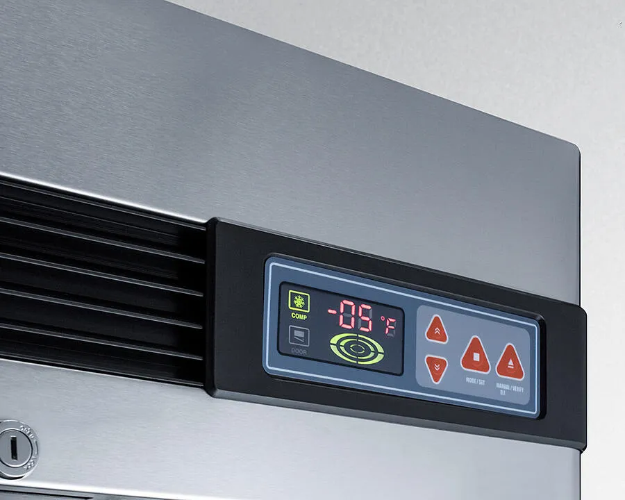 Summit SCFF237LH 23 Cu.Ft. Commercial Reach-In All-Freezer In Complete Stainless Steel With Left Hand Door Swing