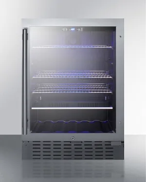 Summit SCR2466B 24 Wide Built-In Beverage Cooler
