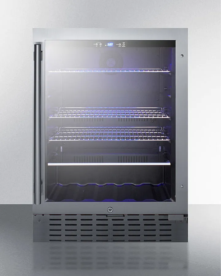 Summit SCR2466B 24 Wide Built-In Beverage Cooler