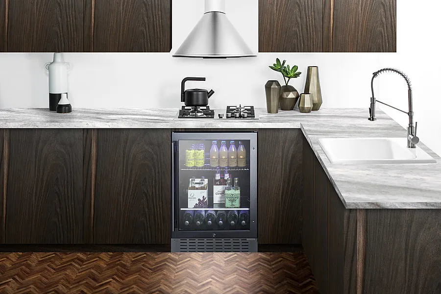 Summit SCR2466BCSS 24 Wide Built-In Beverage Cooler