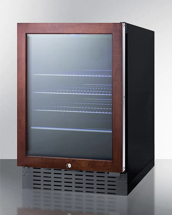 Summit SCR2466BPNR 24 Wide Built-In Beverage Cooler