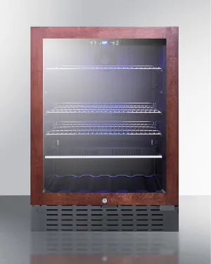 Summit SCR2466BPNR 24 Wide Built-In Beverage Cooler