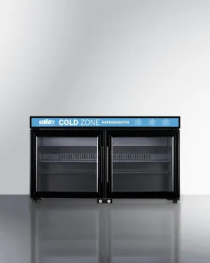 Summit SCR3502DLL 36 Wide Back Bar Beverage Center. Shallow Depth