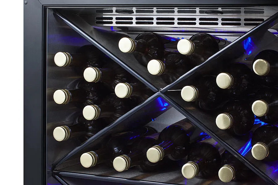 Summit SCR610BLX 24 Wide Single Zone Built-In Commercial Wine Cellar
