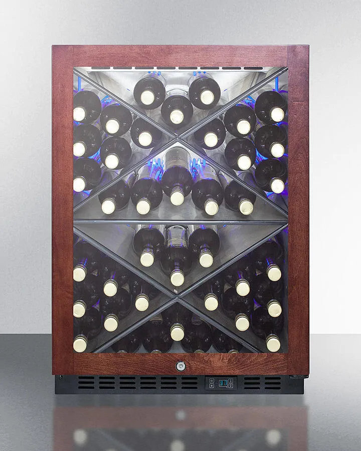 Summit SCR610BLXPNR 24 Wide Single Zone Built-In Commercial Wine Cellar