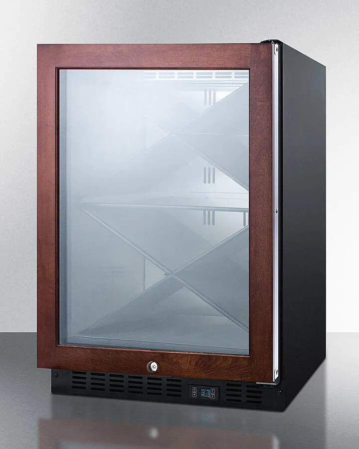 Summit SCR610BLXPNR 24 Wide Single Zone Built-In Commercial Wine Cellar
