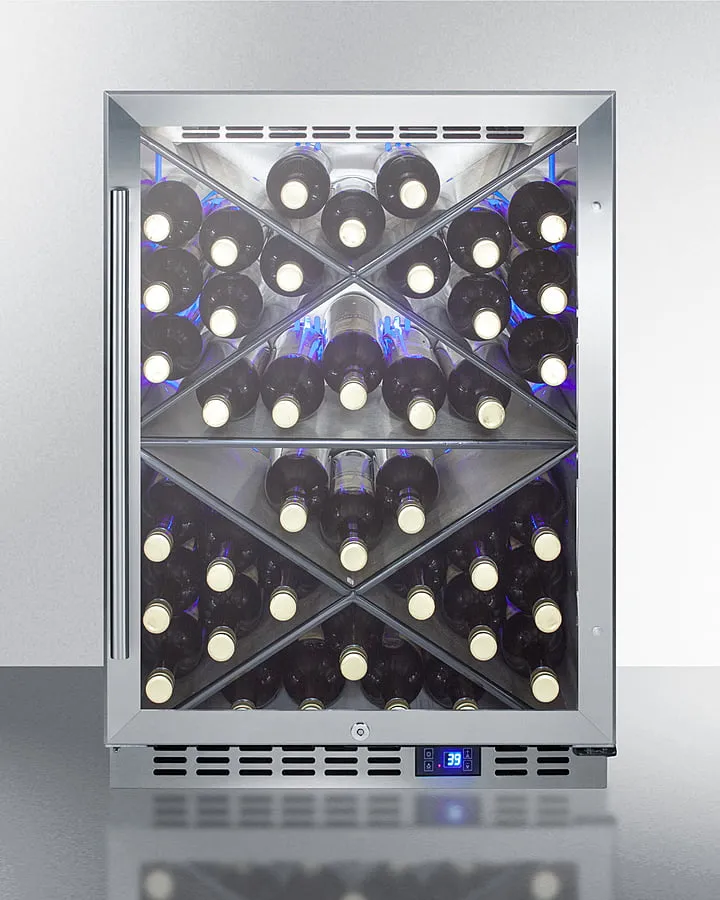 Summit SCR611GLOSX 24 Wide Single Zone Outdoor Commercial Wine Cellar
