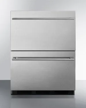 Summit SP6DBS2D7 24 Wide 2-Drawer All-Refrigerator