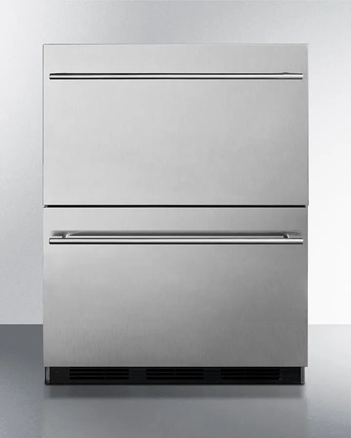Summit SP6DBS2D7 24 Wide 2-Drawer All-Refrigerator