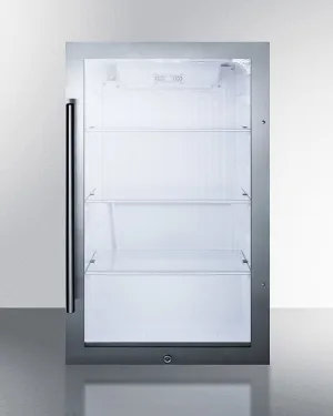 Summit SPR489OS Shallow Depth Indoor/Outdoor Beverage Cooler
