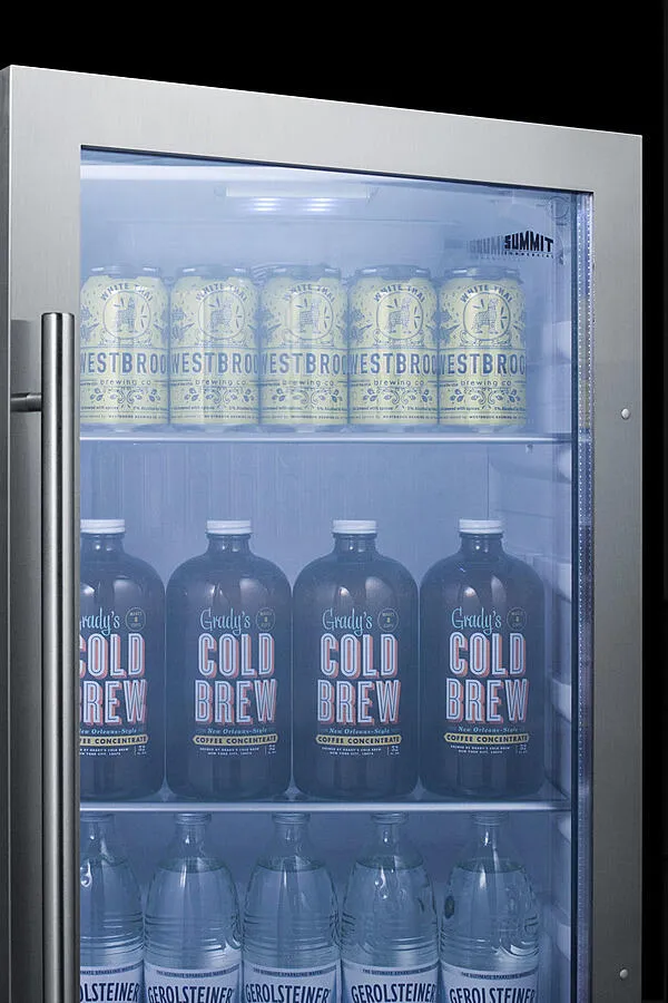 Summit SPR489OS Shallow Depth Indoor/Outdoor Beverage Cooler
