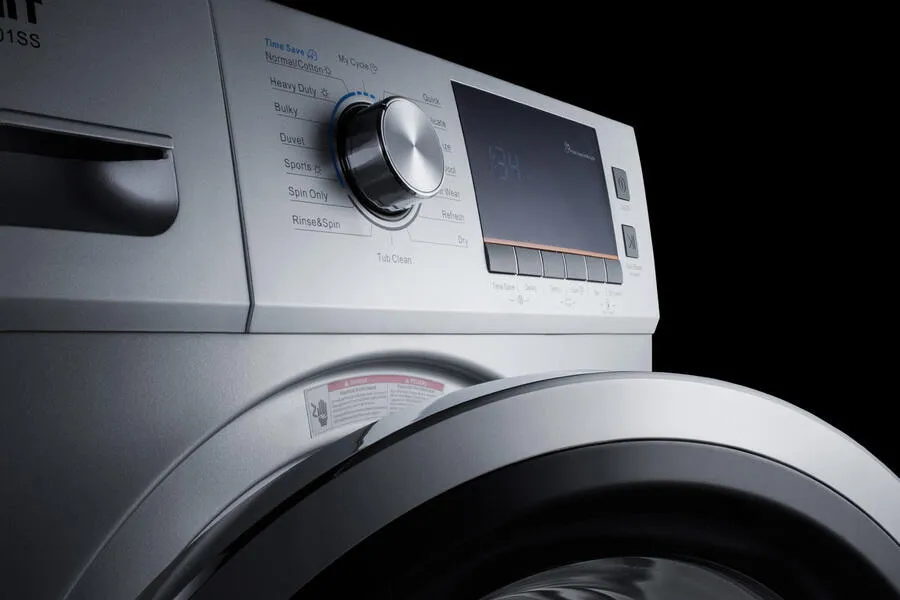 Summit SPWD2201SS 24 Wide 115V Washer/Dryer Combo For Non-Vented Use In Platinum Finish