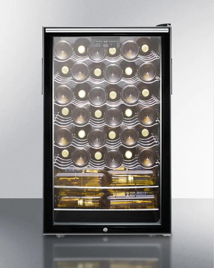 Summit SWC525LBI7HHADA 20 Wide Built-In Wine Cellar. Ada Compliant