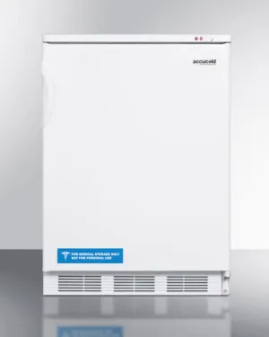 Summit VT65M7 Commercial Freestanding Medical All-Freezer Capable Of -25 C Operation. In White Exterior Finish