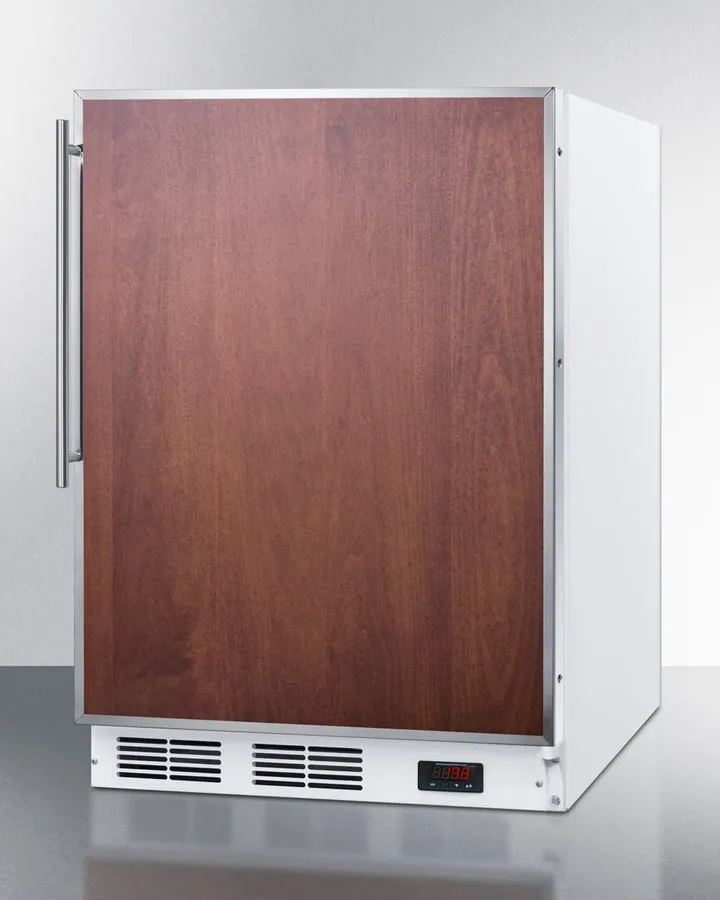 Summit VT65M7BIFRADA Commercial Ada Compliant Built-In Medical All-Freezer Capable Of -25 C Operation. With Stainless Steel Door Frame That Accepts Custom Panels