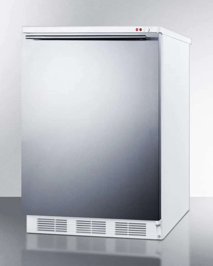 Summit VT65M7BISSHH Commercial Built-In Medical All-Freezer Capable Of -25 C Operation. With Wrapped Stainless Steel Door And Horizontal Handle