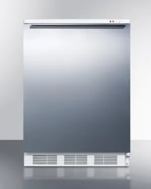 Summit VT65M7BISSHH Commercial Built-In Medical All-Freezer Capable Of -25 C Operation. With Wrapped Stainless Steel Door And Horizontal Handle