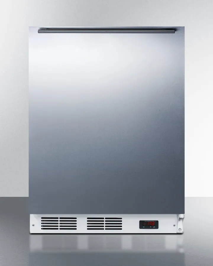 Summit VT65M7BISSHHADA Ada Compliant Commercial Built-In Medical All-Freezer Capable Of -25 C Operation. With Wrapped Stainless Steel Door And Horizontal Handle
