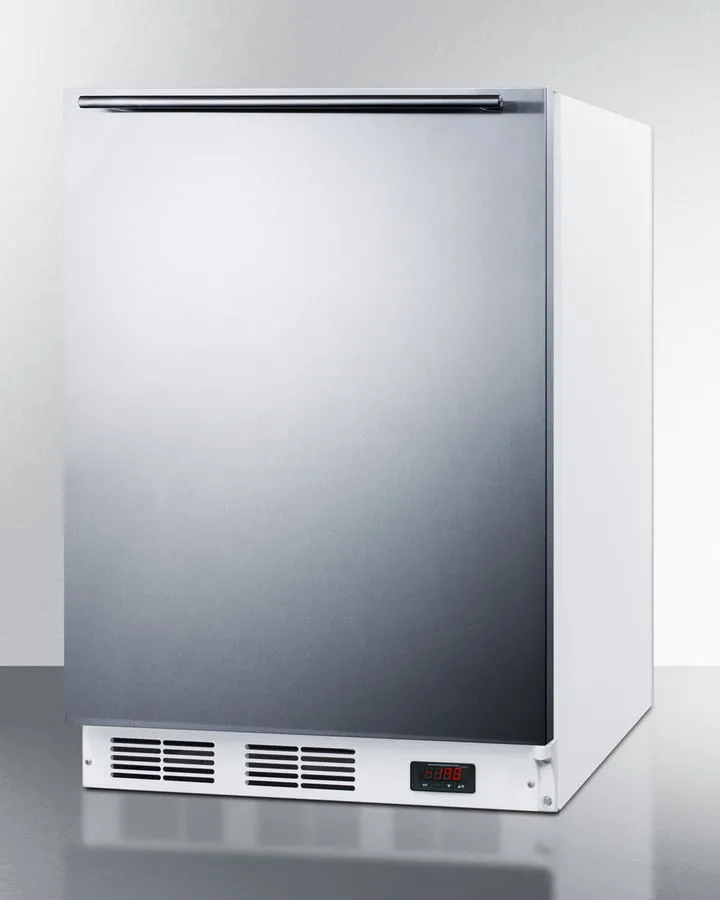 Summit VT65M7BISSHHADA Ada Compliant Commercial Built-In Medical All-Freezer Capable Of -25 C Operation. With Wrapped Stainless Steel Door And Horizontal Handle