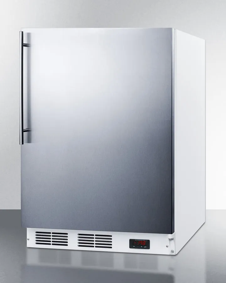 Summit VT65M7BISSHVADA Ada Compliant Commercial Built-In Medical All-Freezer Capable Of -25 C Operation. With Wrapped Stainless Steel Door And Thin Handle