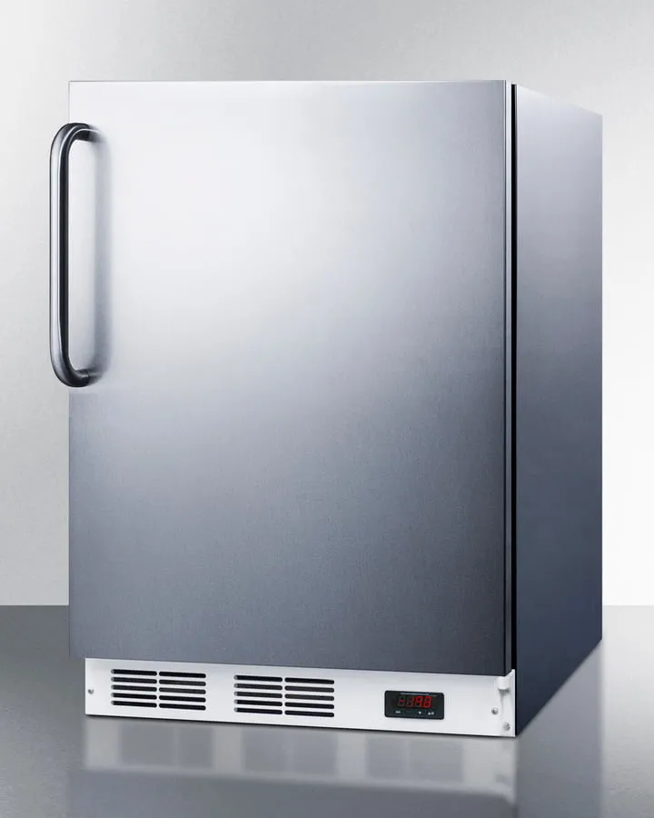 Summit VT65M7CSSADA Commercial Ada Compliant Built-In Medical All-Freezer Capable Of -25 C Operation. With Complete Stainless Steel Exterior