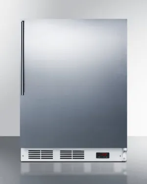 Summit VT65M7SSHVADA Ada Compliant Medical All-Freezer Capable Of -25 C Operation. With Wrapped Stainless Steel Door And Thin Handle