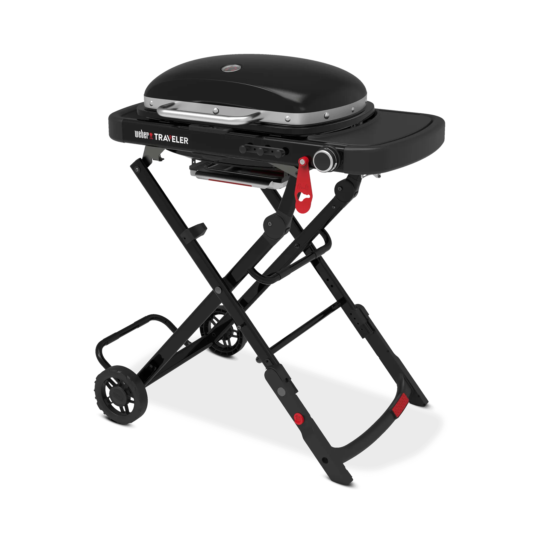 Weber 1500460 Weber Traveler Compact Portable Gas Grill - Black
